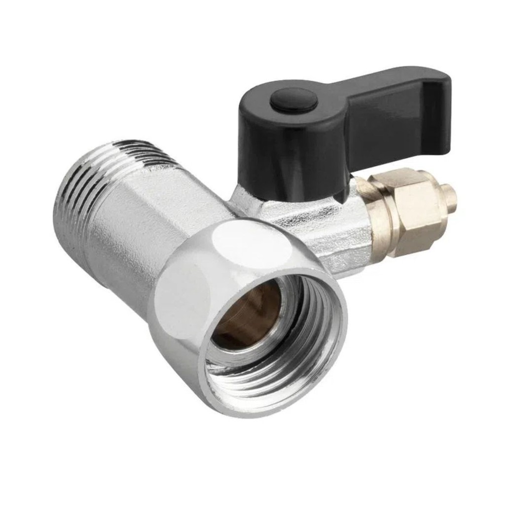 Adaptador Válvula Filtro 1/2 Saída Lateral Registro 1/4 Electrolux Purificador Água