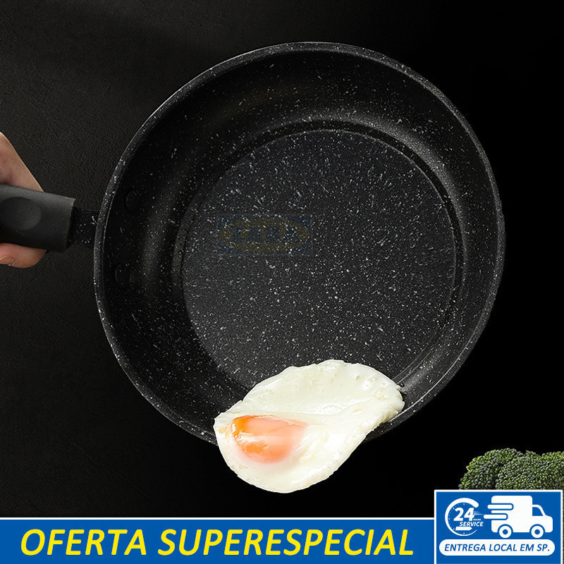 Clássico Granito Revestimento Frigideira Antiaderente Revestimento Cool Touch Handle Adequado Para Indução Elétrica e Gás Antiaderente Frigideira