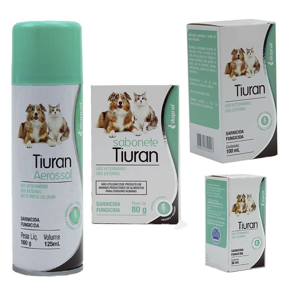 Kit Tiuran Sarnicida e Fungicida Completo