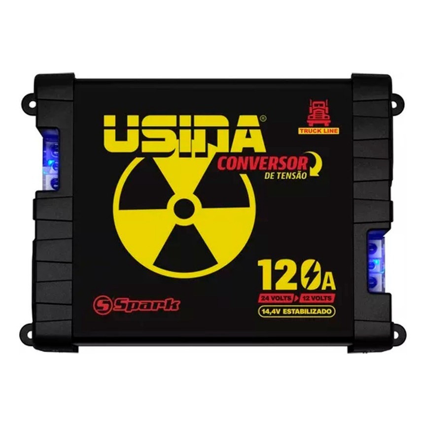 Conversor Usina Redutor De Tensão 120a 24v Para 12v