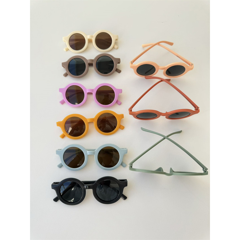 2 Óculos de Sol Redondos da Moda Crianças Meninas Vintage Proteção Uv Clássico Eyewear Moldura Redonda da modaÓculo — R$ 19,99 em Shopee