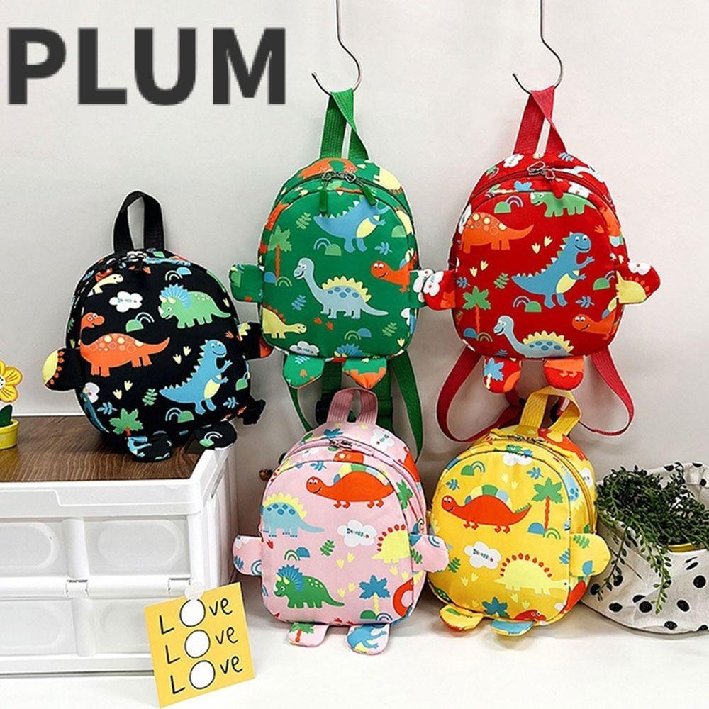 PLUM Mochilas Para Bebês Animais Dinossauro De Desenho Animado Mochila Escolar Ajustável Jardim De Infância em Oferta na Shopee