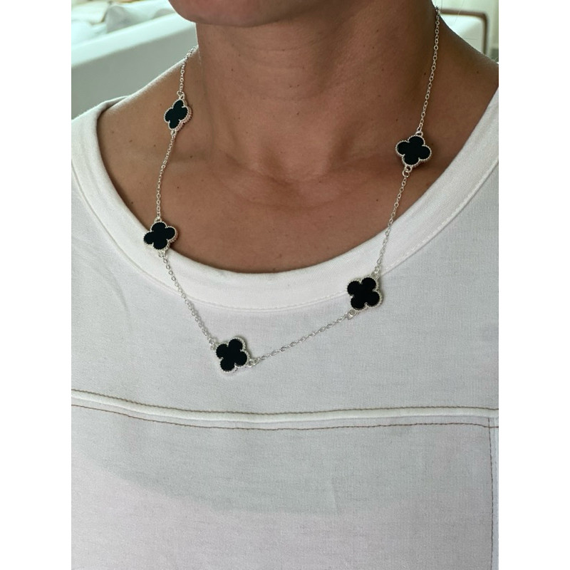 Choker Trevo Virginia Altíssima Qualidade - Colar Trevo Virgínia Exclusivo