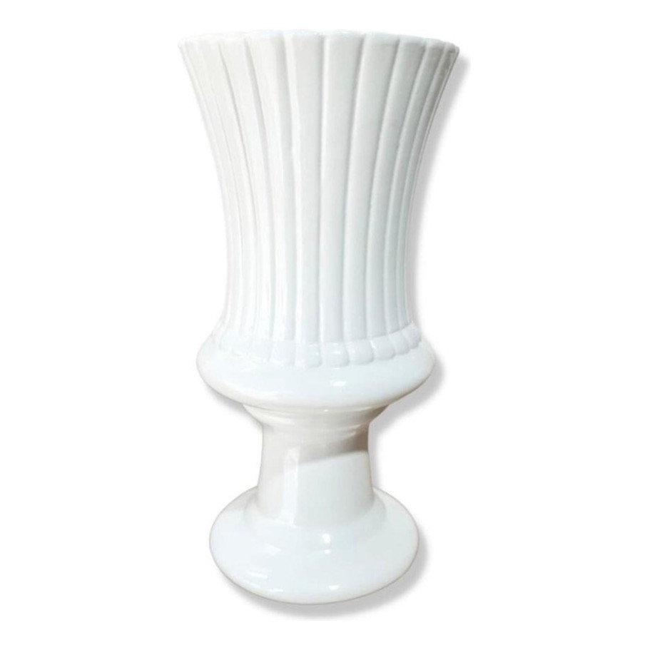Vaso Charme Grande Cerâmica Decorativo Festas Eventos Louça