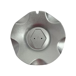 01 Calota Tampa Miolo Roda Aro 16 Sandero Stepway Prata ou Grafite Brilhante