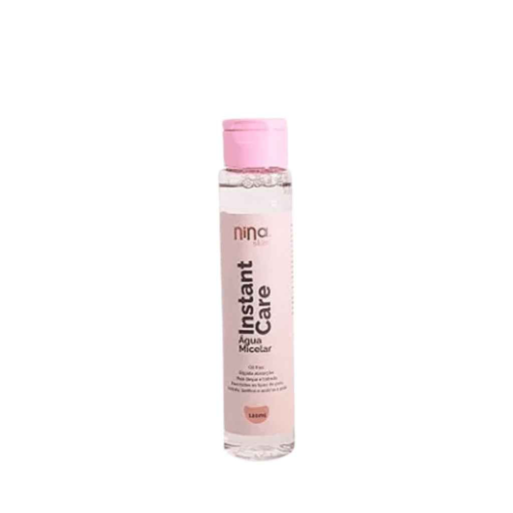 Água Micelar Instant Care - 120ml - Nina Makeup