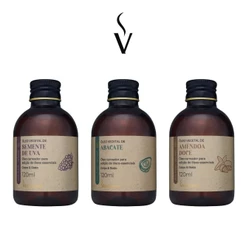 Óleo Vegetal Via Aroma 120ml - Puro para Cabelo Rosto Corpo