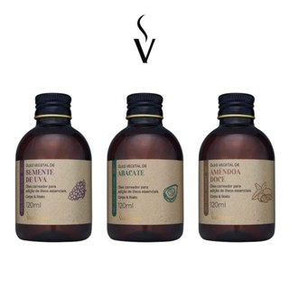 Óleo Vegetal Via Aroma 120ml  - Puro para Cabelo Rosto Corpo em Oferta na Shopee