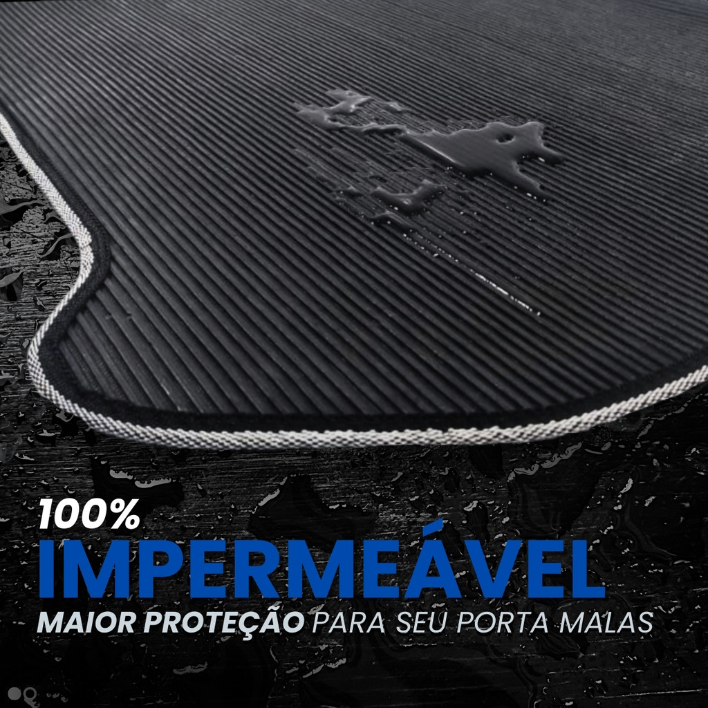 Tapete Porta Malas Compatível Creta 2023 2024 2025 Linha Premium Emborrachado Traseiro Inteiriço