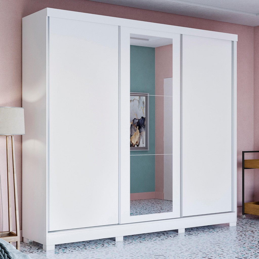 Guarda-Roupa Casal 8 Gavetas Porta de Correr: Onde Comprar | BuscaProdutos