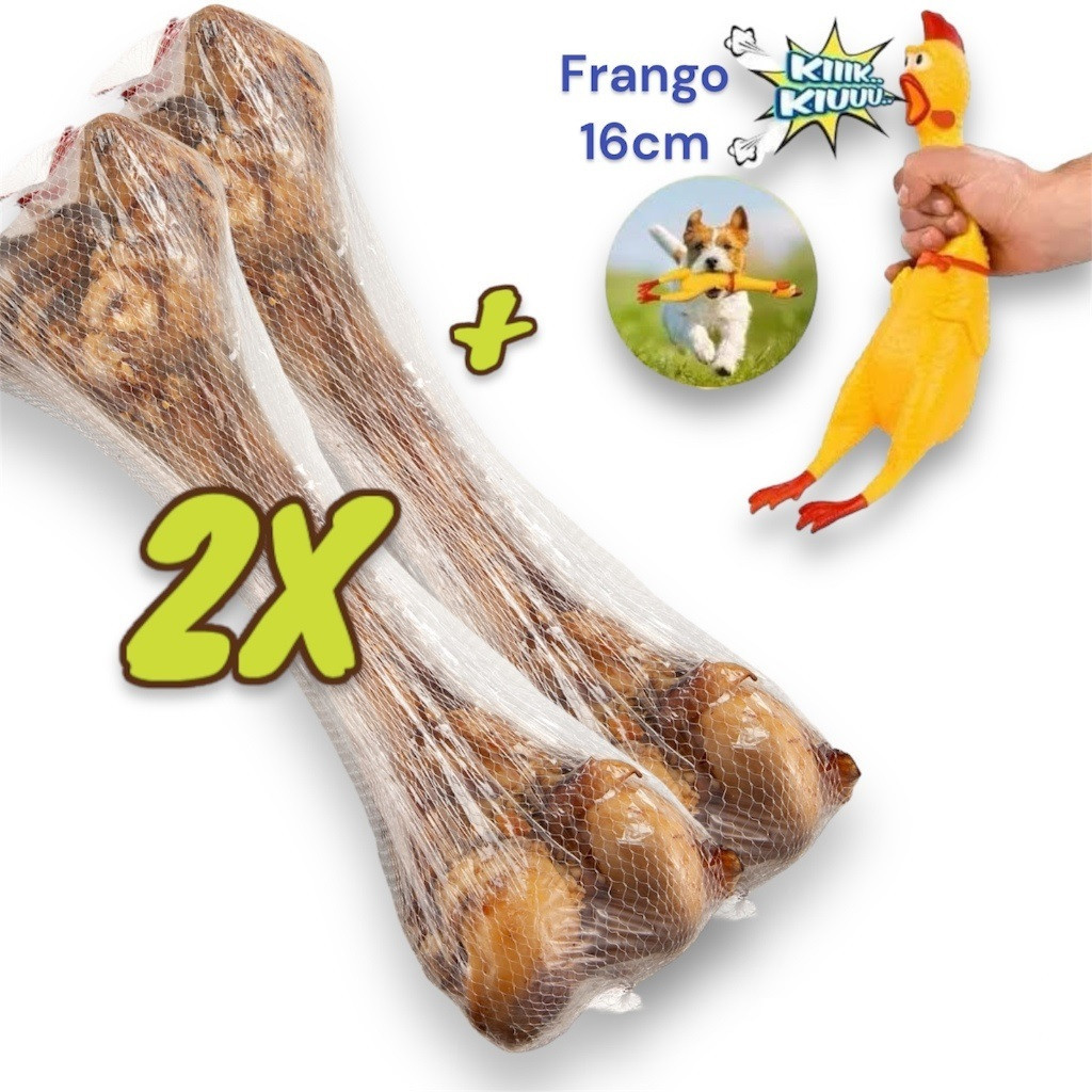 Kit Brinquedo de Roer Osso Para Cachorro Natural Comestível Mordedor em Oferta na Shopee