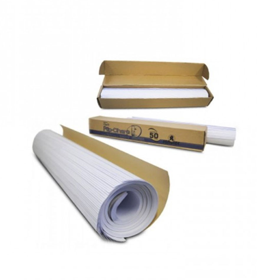 Bloco para Flip Chart 64X83 75g rolo serrilhado com 50 folhas Romitec - Stationery