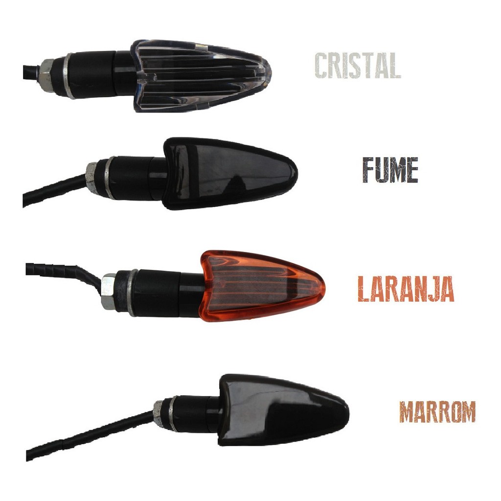 Par Mini Pisca Seta Cb300 Titan Xre 300 Cg Twister Gvs Lâmpa em Oferta na Shopee