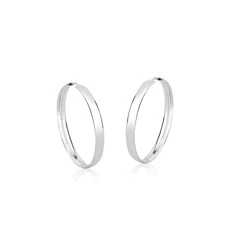Brinco argola redonda larga 3,2cm