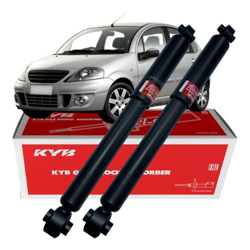 Par 2 Amortecedor Traseiro Original Kayaba Citroen C3 2003 2004 2005 2006 Até 2012 em Oferta na Shopee