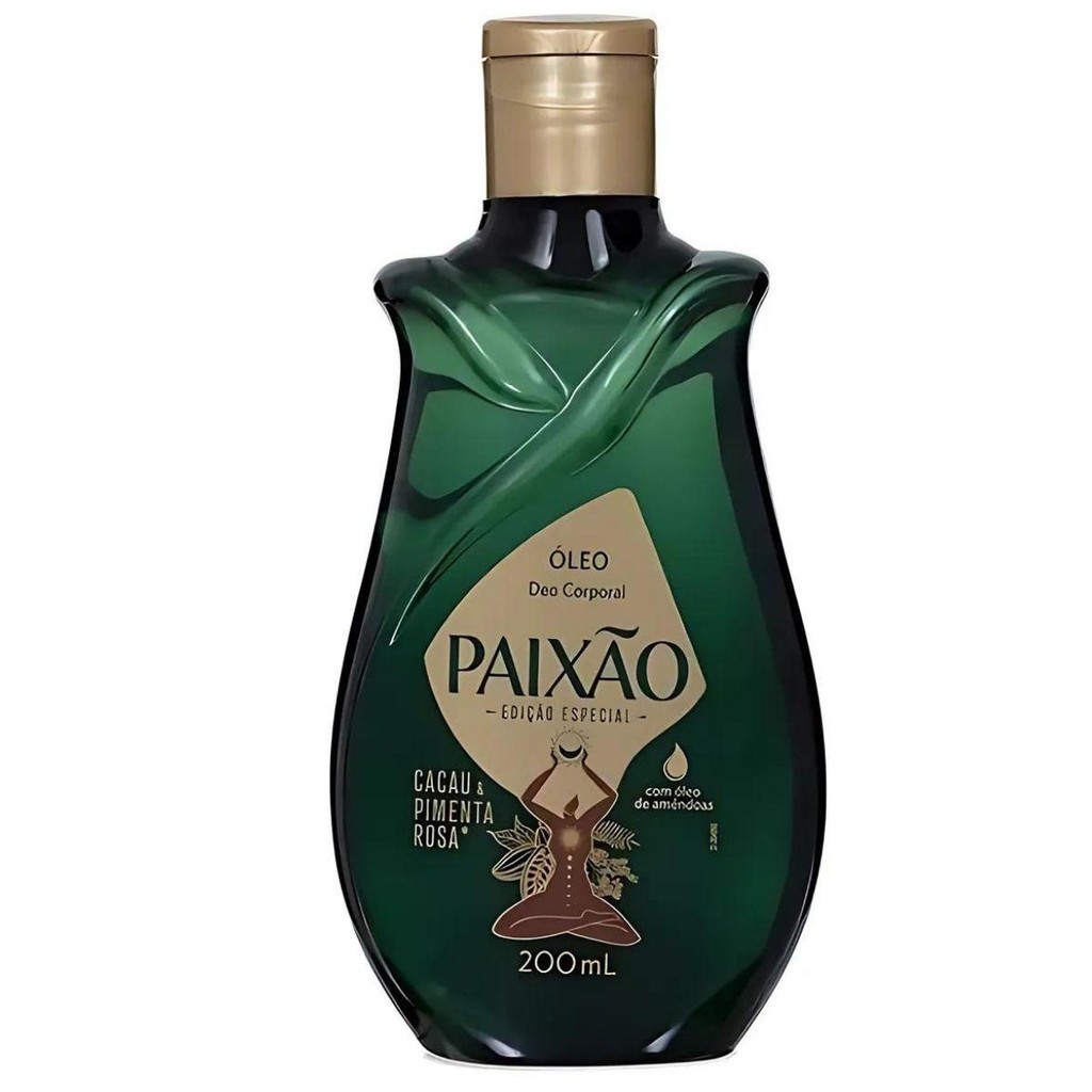 Óleo Deo Corporal Paixão Cacau e Pimenta Rosa 200ml