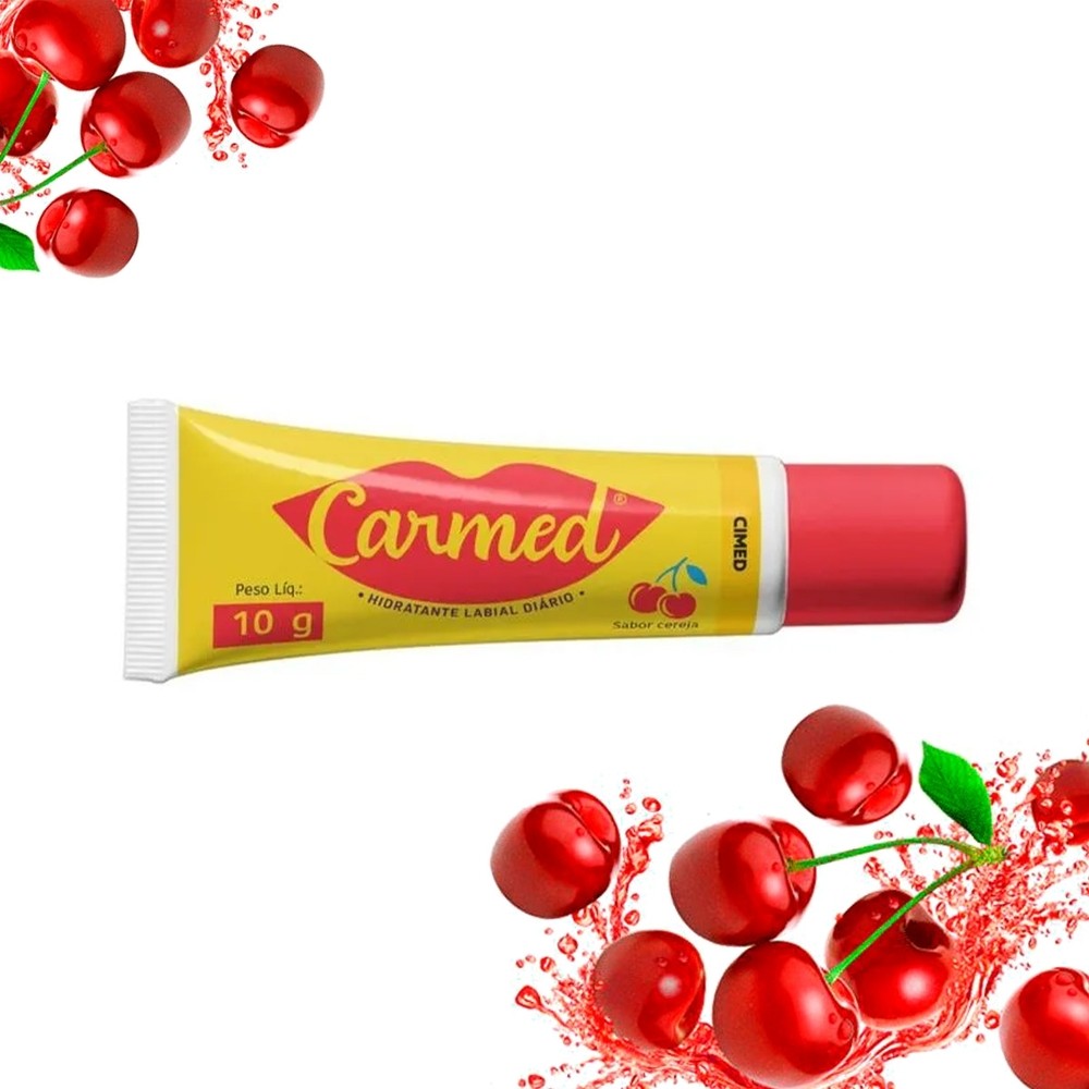 Kit 2 und Carmed Hidratante Labial Sabor Cereja 10g · foto 2