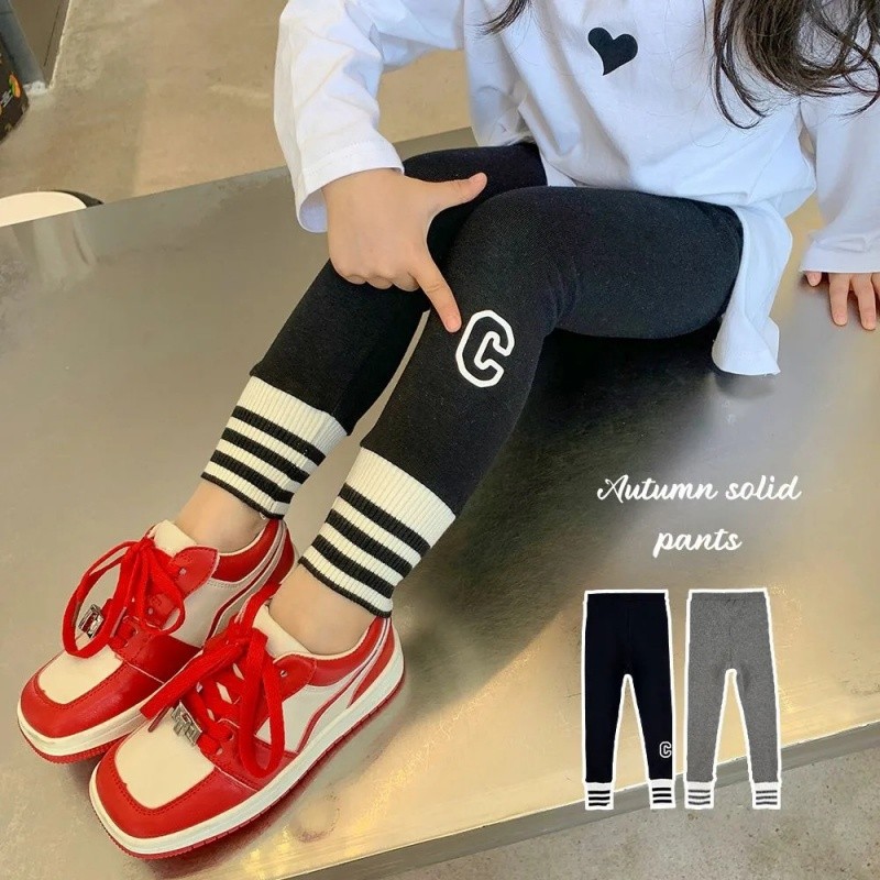 Versão coreana roupas infantis leggings infantis calças justas para meninas outono inverno roupa externa infantil de alt
