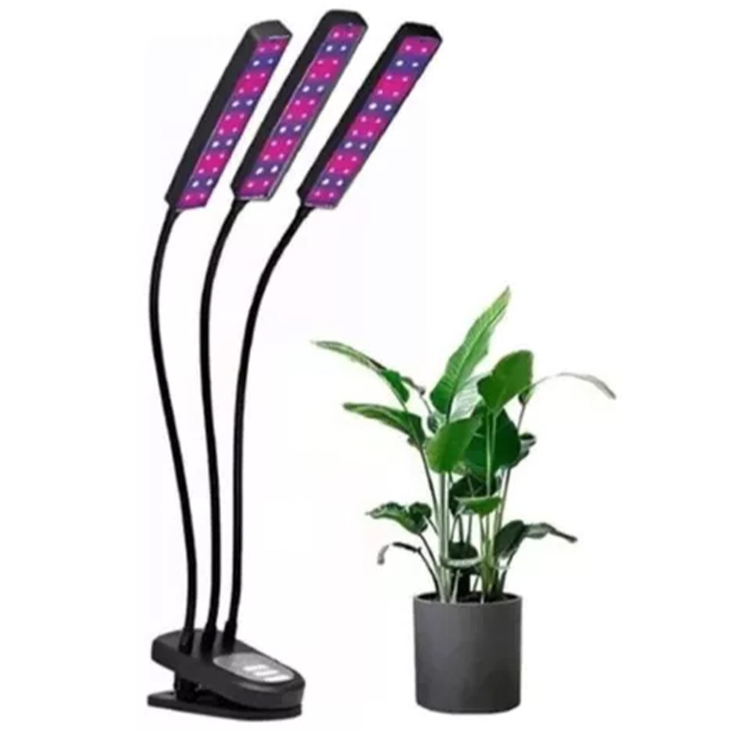 Lampada Luminaria Cultivo Plantas Plantaçao Temporizador Led UV Ultravioleta Planta Em Casa Indoor Estufa Terrario Hidroponica