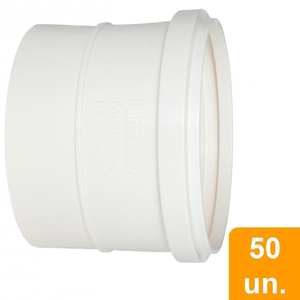 Luva Esgoto Plastilit 40mm - Embalagem com 50 Unidades - Home & Living