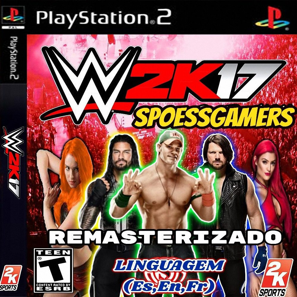 Jogo Wwe 2k17  Luta Remasterizado  . Me Play 2
