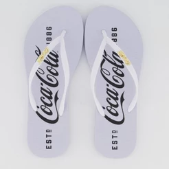 Chinelo Coca Cola 1886 Feminino Branco
