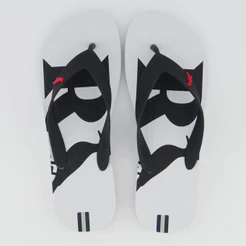 Chinelo Reserva Logo Branca e Preta