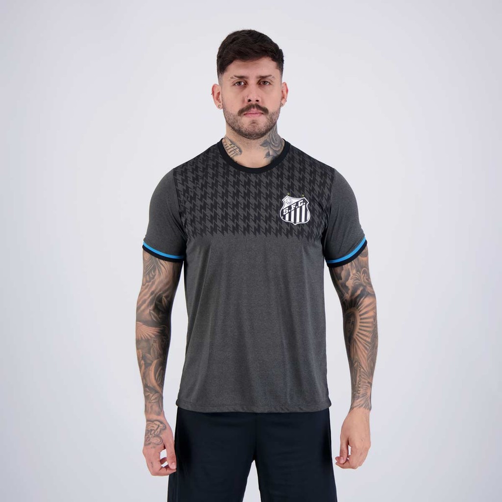 Camisa Santos Toe Cinza Escuro - Sports & Outdoors