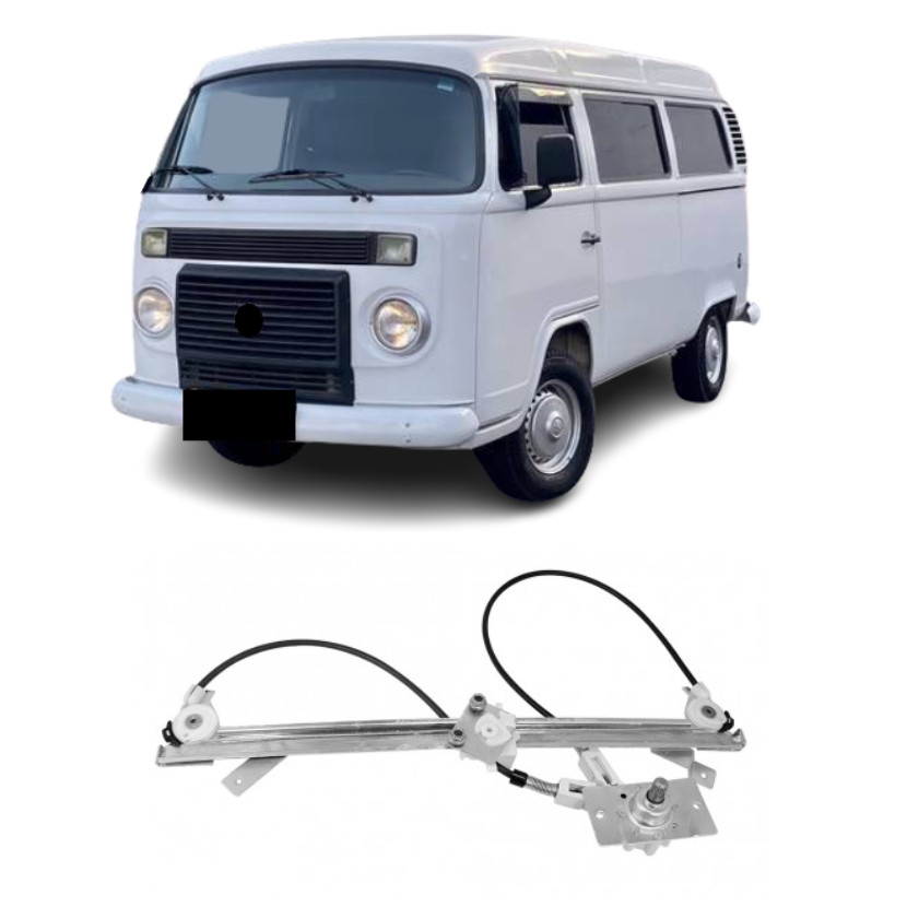 MAQUINA DE VIDRO MANUAL KOMBI MODERNA 2007 LADO DIREITO em Oferta na Shopee