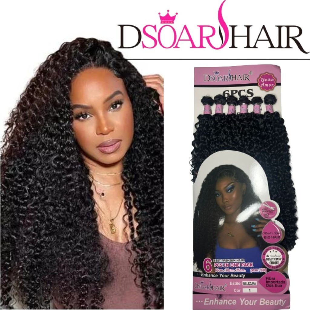 cabelo  cacheado Tela BELEZURA bio orgânico com 6 telas 300 gramas Fibra Importada em Oferta na Shopee