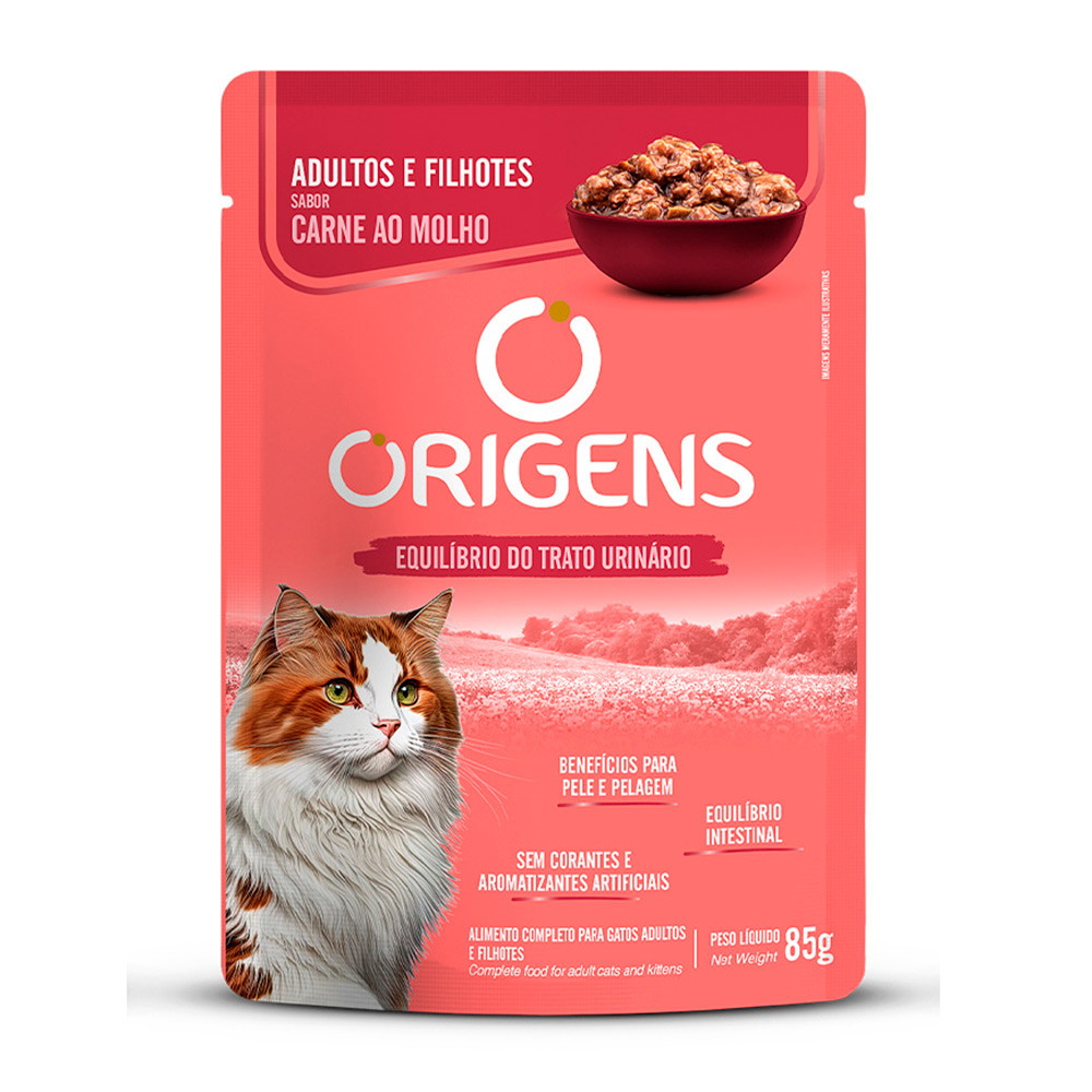 Ração Umida Origens Gatos Carne Ao Molho - Comprar com Melhor Preço em Essenciais para Culinária