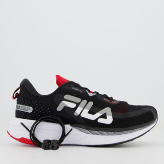 Tênis Fila Racer T2 Preto e Prata em Oferta na Shopee