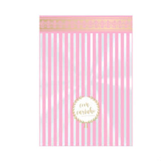 Saco Transparente Decorado - Com Carinho Petunia - 10x14cm - 50 unidades - Cromus - Rizzo em Oferta na Shopee