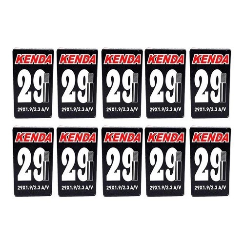 KIT 10 CÂMARAS DE AR KENDA 29x1.9/2.3 – VÁLVULA AMERICANA (BICO GROSSO) em Oferta na Shopee
