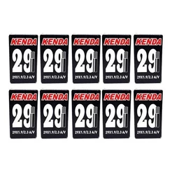 KIT 10 CÂMARAS DE AR KENDA 29x1.9/2.3 – VÁLVULA AMERICANA (BICO GROSSO)