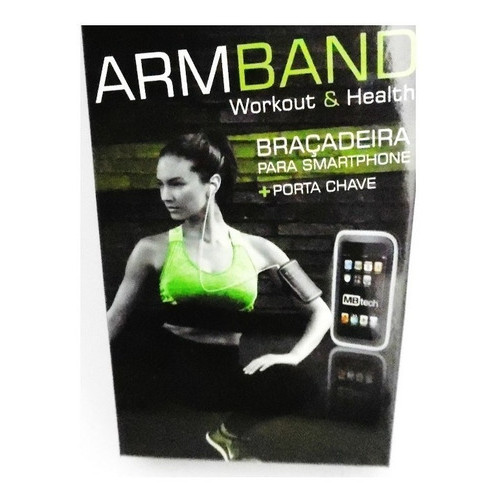 Braçadeira Mbfit Smartphone E Porta Chave Arm Band Universal