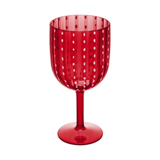 Taça Wolff Orquídea de Acrílico Vermelha 350ml em Oferta na Shopee