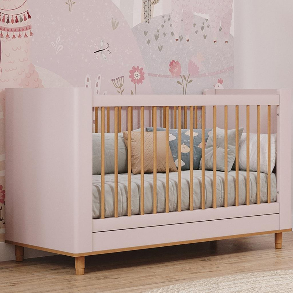 Berço Americano Mini Cama MDF Lívia Permobili em Oferta na Shopee