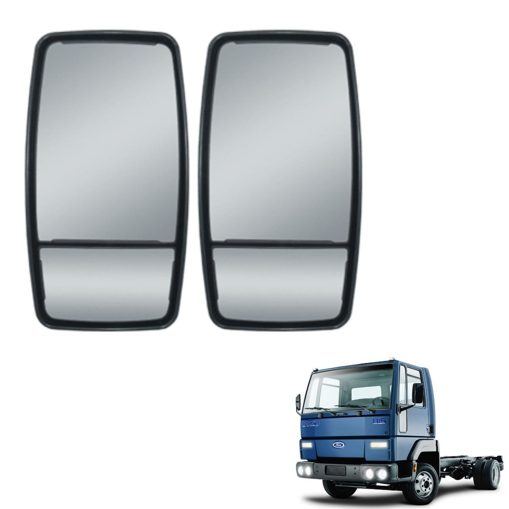 Par Espelho Retrovisor Cargo 815 816 1119 Convexo Bifocal