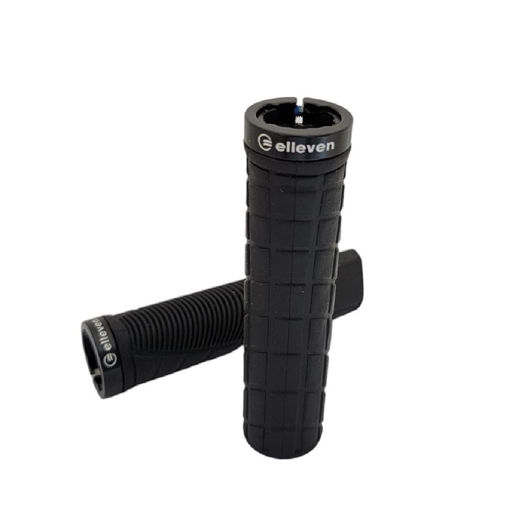 Manopla Ergonômica 130mm Emborrachada Elleven Basic Preta