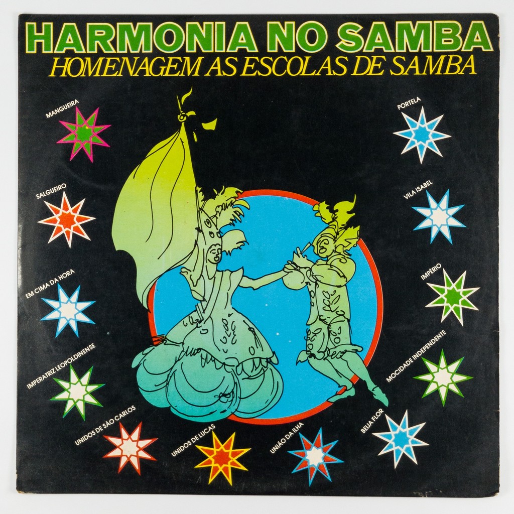 Disco Vinil LP Harmonia Samba Homenagem Escolas Samba