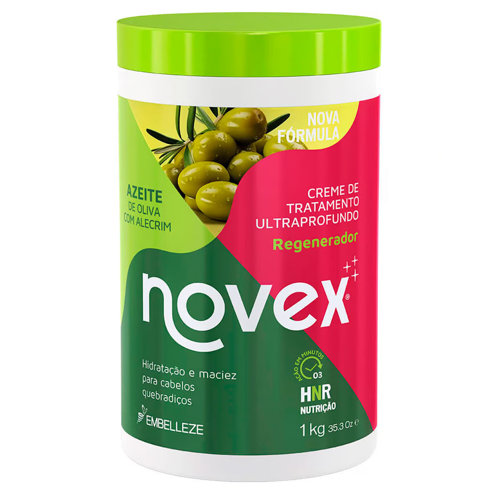 Máscara Capilar De Tratamento Capilar Novex Azeite De Oliva 1Kg - Beauty