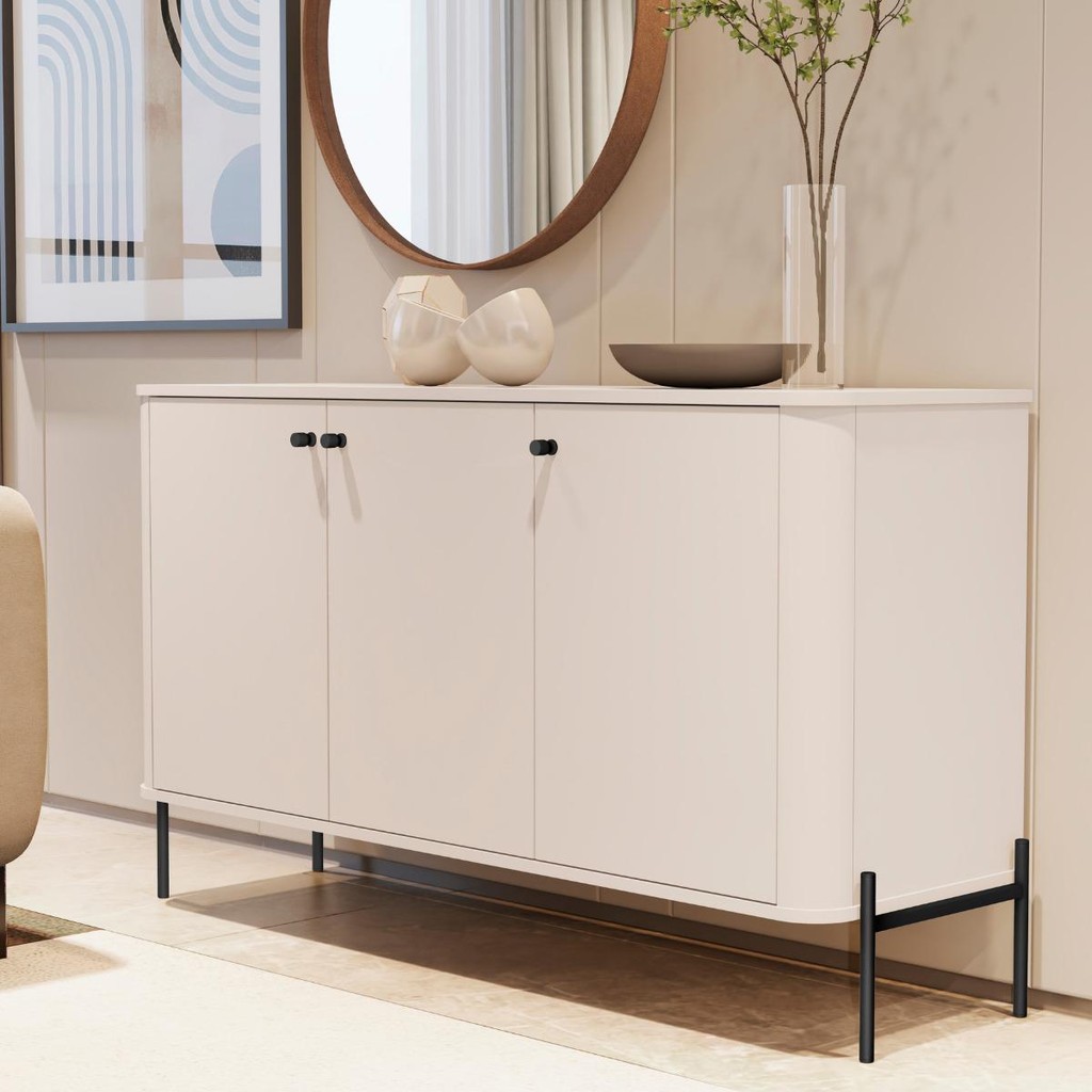 Buffet Nova Orleans Off White Preto