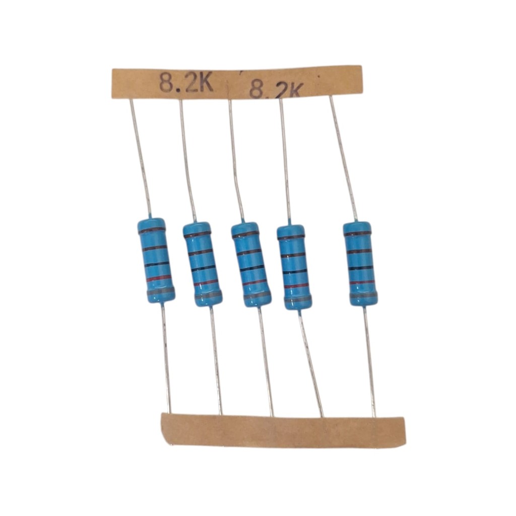 KIT 05 RESISTOR DE PRECISÃO 8.2K 8K2 1% 3W