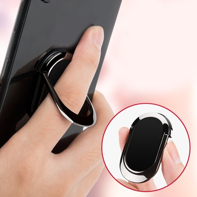 Suporte de metal para celular rotação 360 ° compatível com todos os smartphones