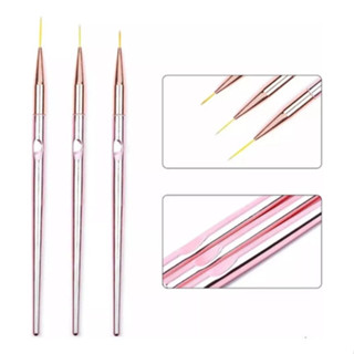 Kit Pinceis Fino P/decoração De Unha Pincel Ponta Ultrafino em Oferta na Shopee