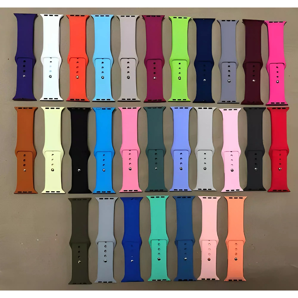 Pulseira Silicone Para Smartwatch 42 44 45 47 49mm Fecho Pino Confortável e Resistente Grupo And