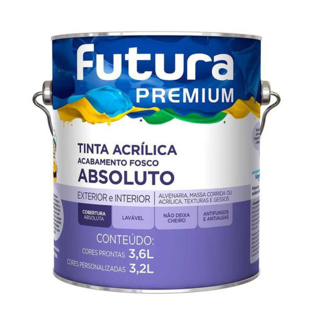 Tinta Absoluto Premium Branco 3,6L Futura
