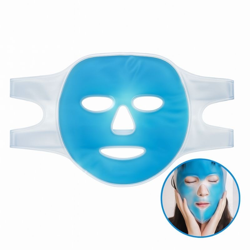 Máscara Térmica De Gel Rosto Facial Relaxante Quente ou Fria em Oferta na Shopee