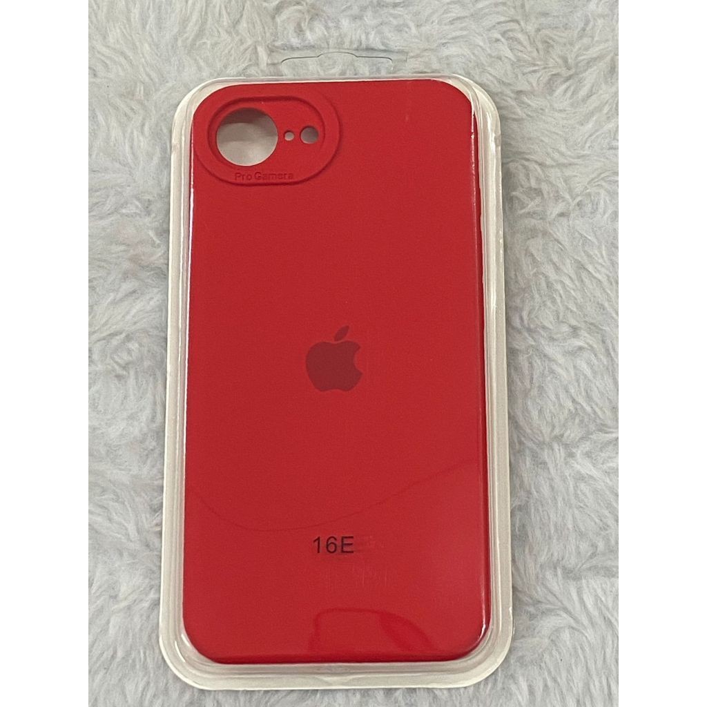 CAPA CAPINHA CASE PARA IPHONE 16E NORMAL A SILICONE INTERIOR AVELUDADA COM CÂMERA ABERTA